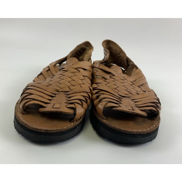 Brown Leather Sandals - Picture 5 of 12